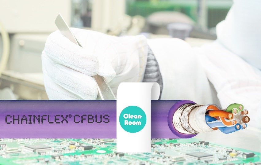 chainflex kabels met cleanroom-certificering: hogere betrouwbaarheid met IPA-certificaat